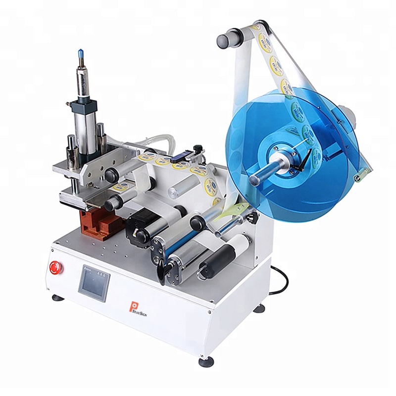 Semi Automatic Flat Labeling Machine