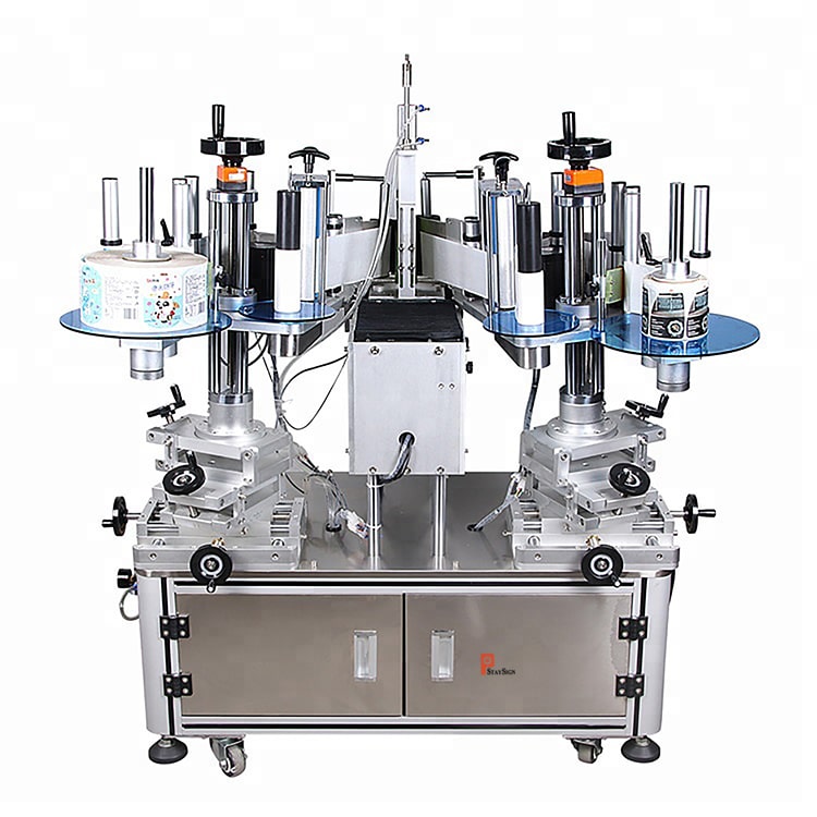 Semi Automatic Double Side Bottle Labeling Machine